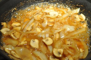 Teriyaki Mushrooms and Onions