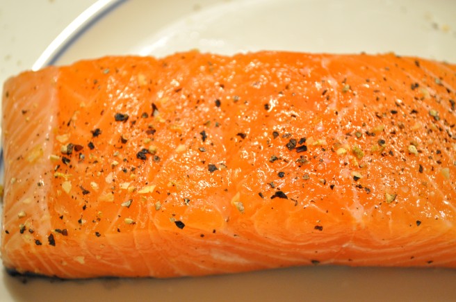 Seasoned salmon picture