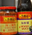 chili bean sauce and hoisin sauce